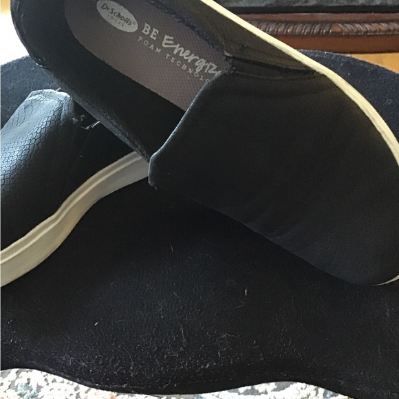 🌻DR.SCHOLL’S Sz 9 BLACK FAUX LEATHER BE ENERGIZED SHOES - Picture 4 of 8